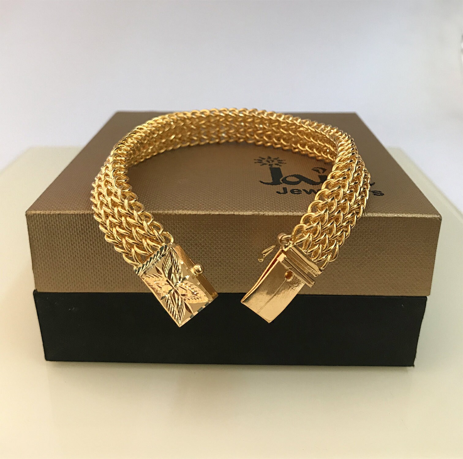 Fine Jewelry 22 Kt Hallmark Certified Real Solid Yellow Gold Etsy