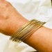 Twisted Diamond Open Cuff Bracelet In 14K Gold, Yellow / 6 Inches - Foto 3