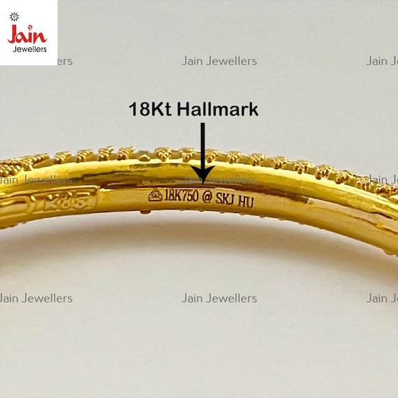 Bracelet Bangor En Or 22 Carats 916/1000 - 2.62mm, 17 Grammes, Fait Main En Inde