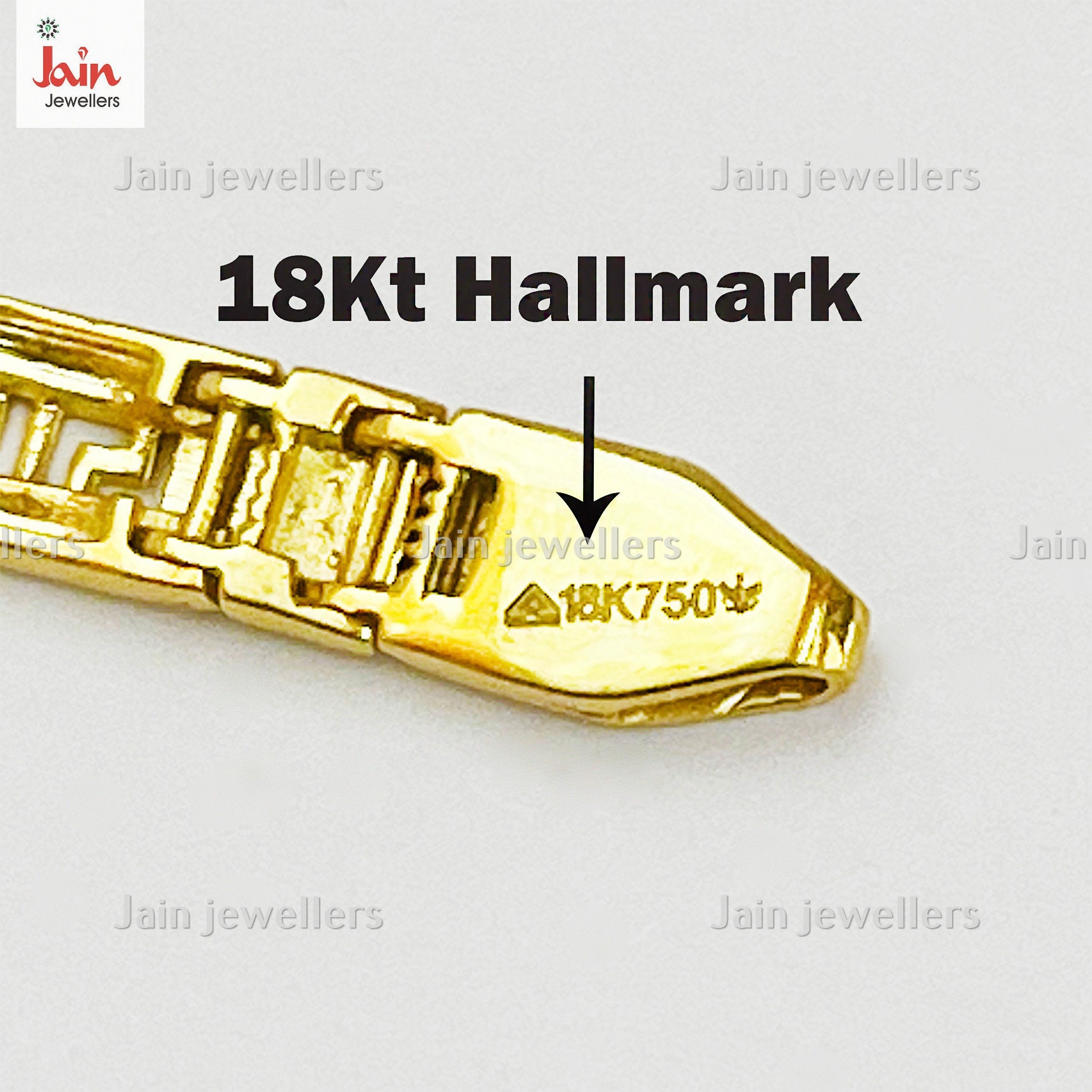 14Kt、18Kt、22Kt ホールマーク刻印入り本物のソリッドイエロー