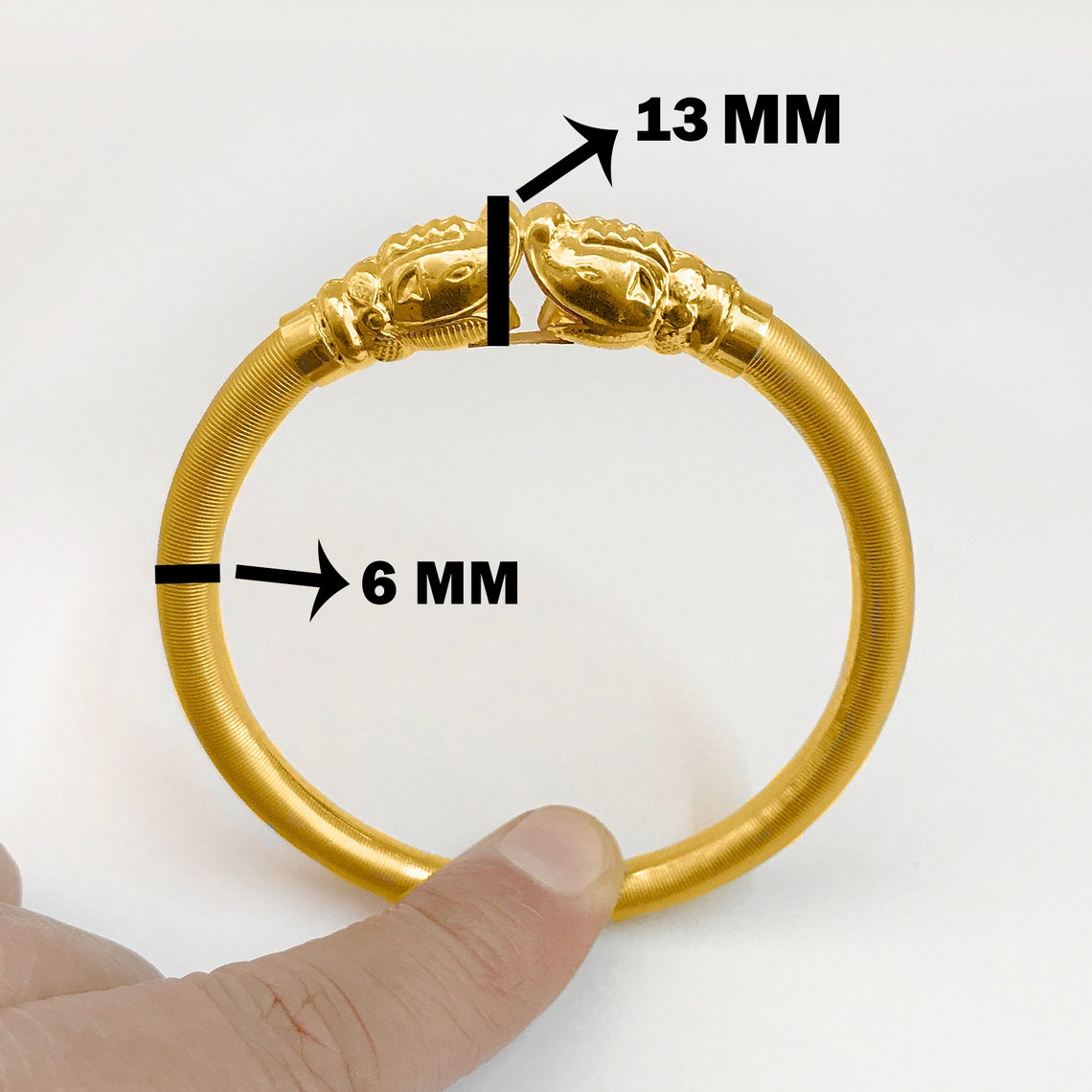 18K 22K Hallmark Stamped Real Solid Yellow Gold Handmade Etsy