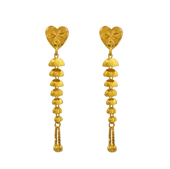 Hallmark gold earrings with best sale price