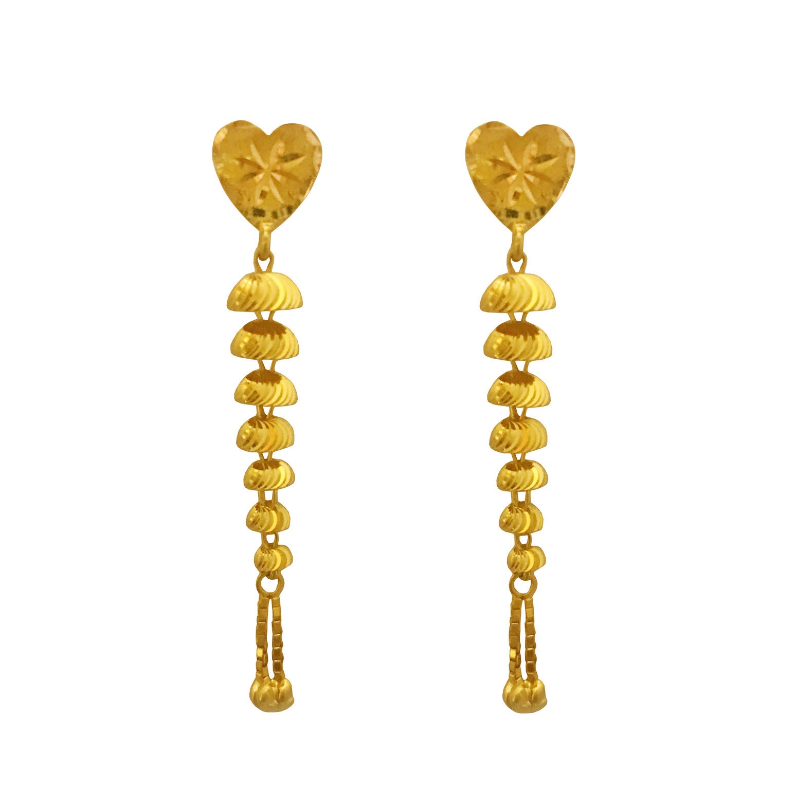 Real gold earrings sale price