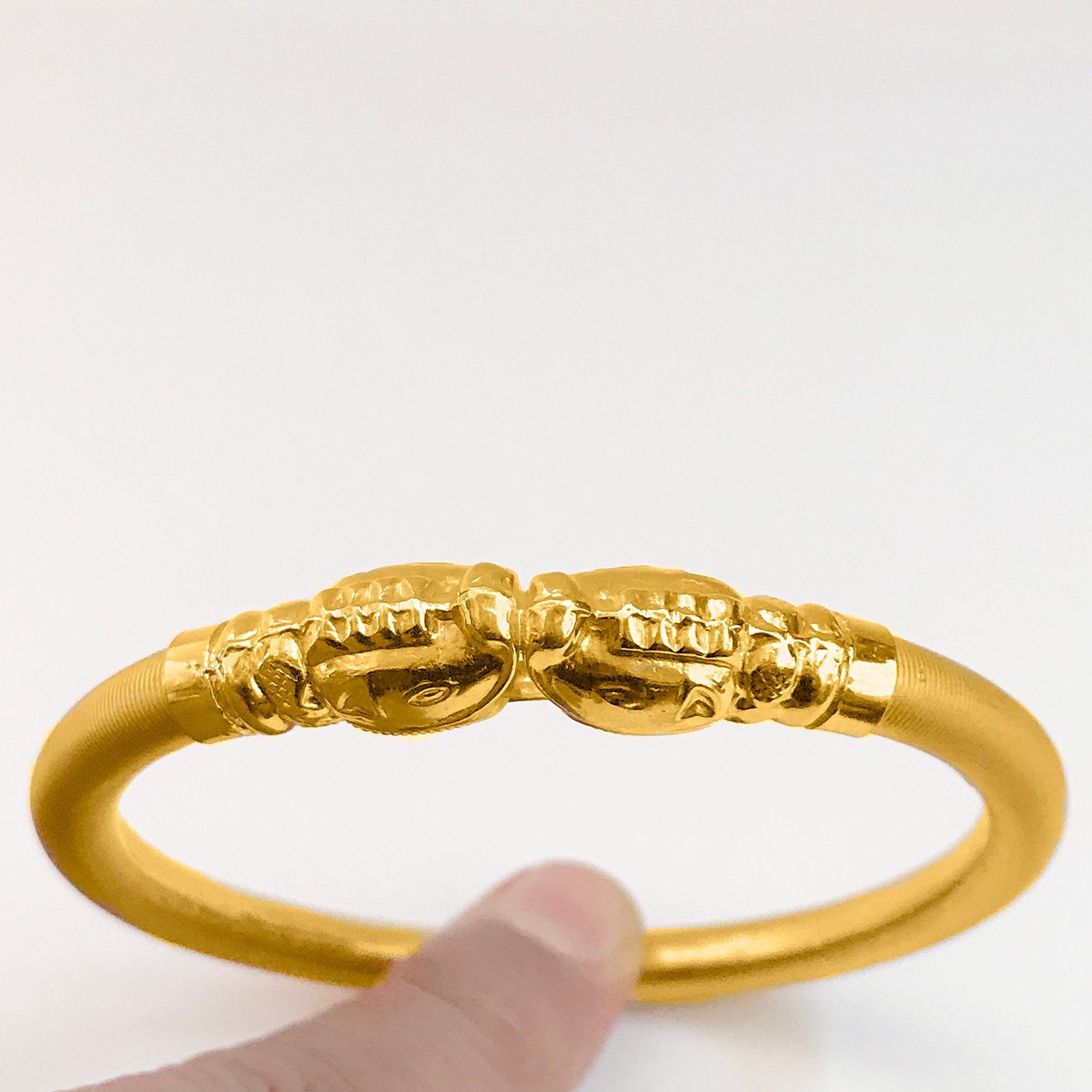 18K 22K Hallmark Stamped Real Solid Yellow Gold Handmade Etsy