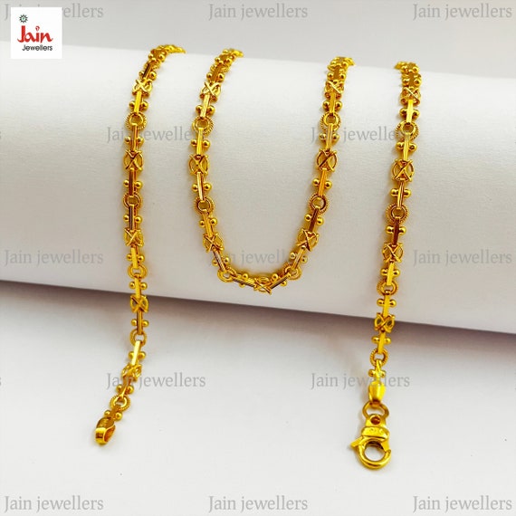 Gold neck chain designs on sale for womens