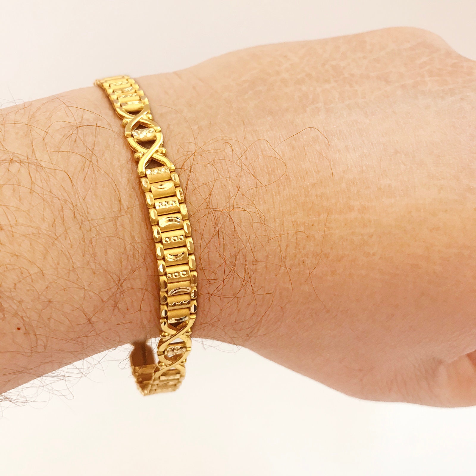 Buy Gold Chain Bracelet Online In India  Etsy India