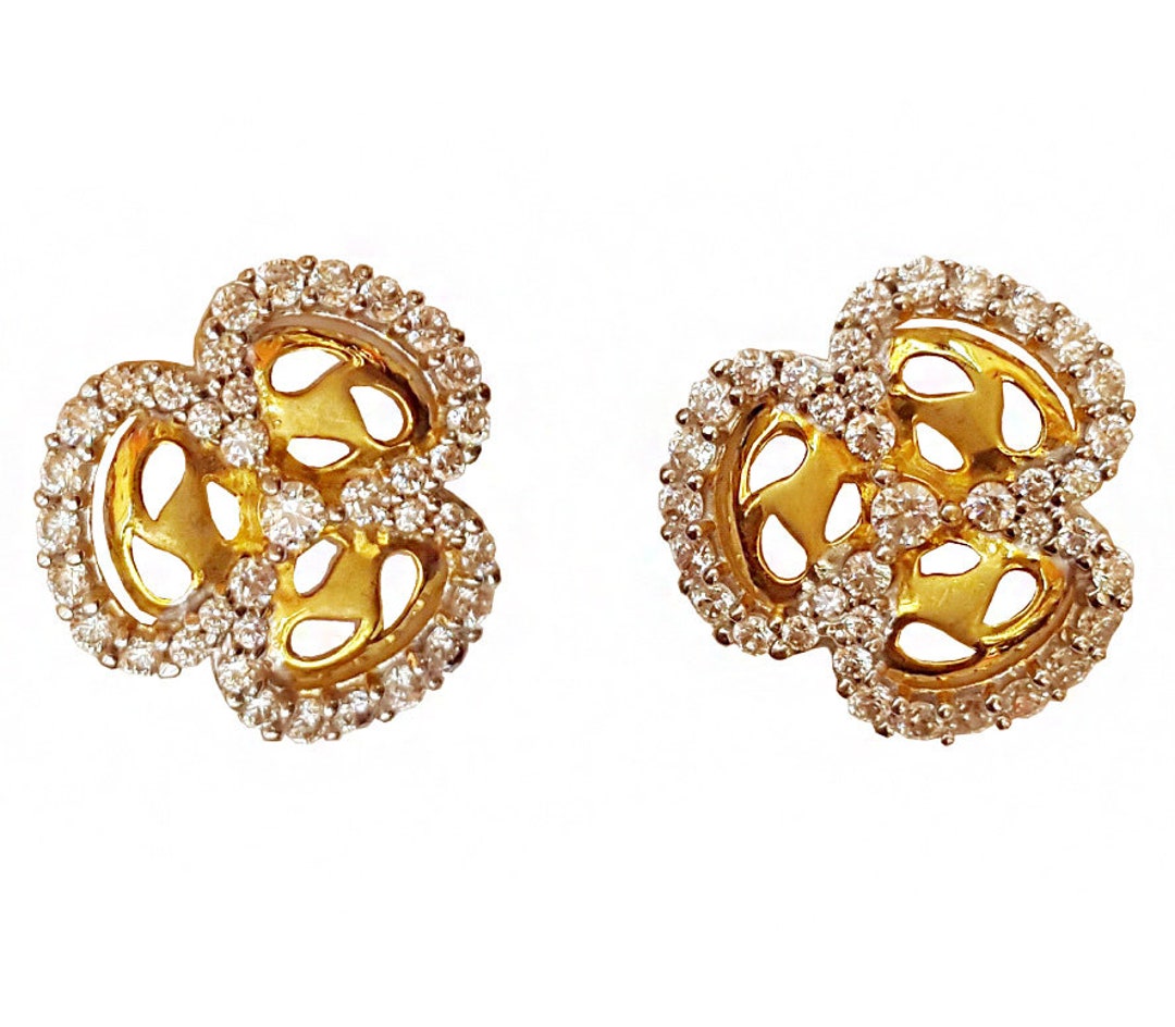 Fine Jewelry Hallmark Certified Ethnic Style 22kt Real Solid Etsy