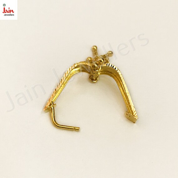 Hallmark Certified 22Kt Solid Yellow Gold Drop Ea… - image 4