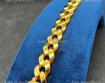 高級ジュエリー 18Kt、22Kt イエロー リアル ゴールド リンク