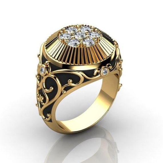Manufacturer of 916 gold antique ring lar60 | Jewelxy - 154997