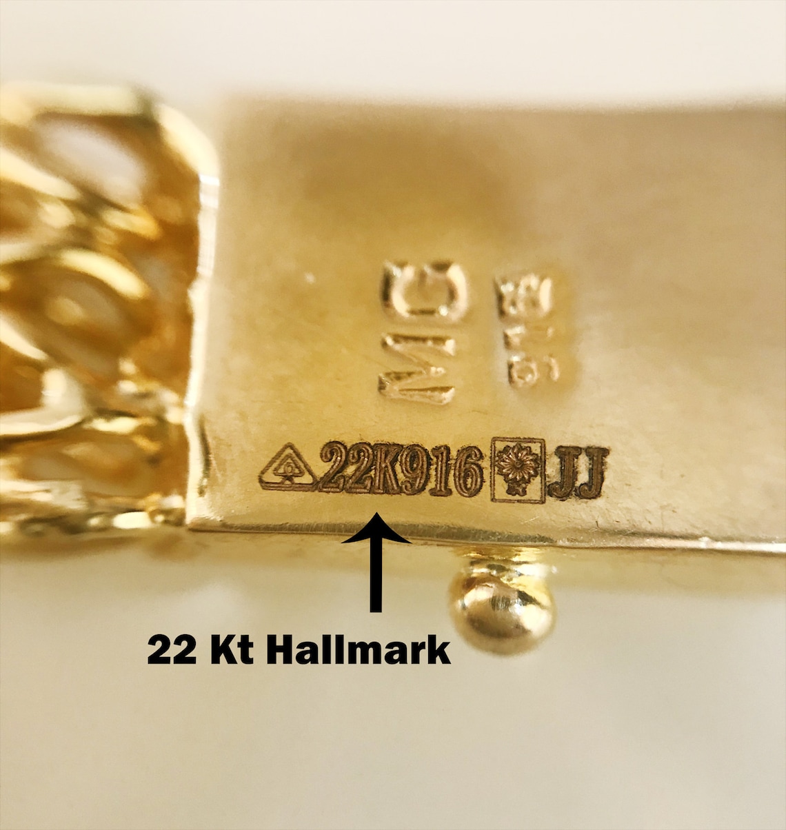 Fine Jewelry 22 Kt Hallmark Certified Real Solid Yellow Gold Etsy