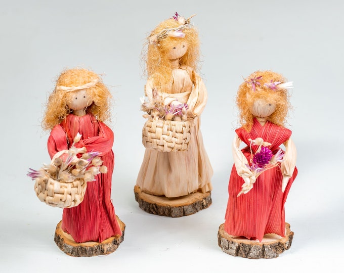 Lughnasadh / Lammas Witch Poppet Corn Husk Doll Etsy