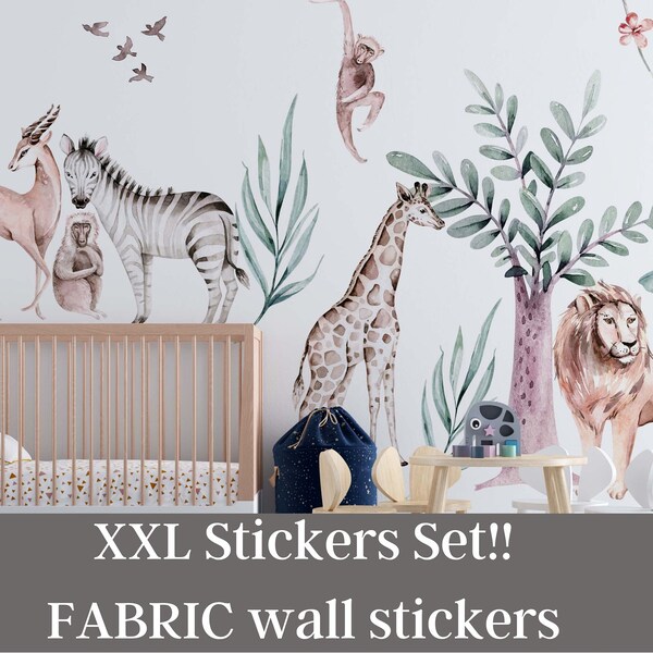 Extra Large Safari Wall Decals Etsy