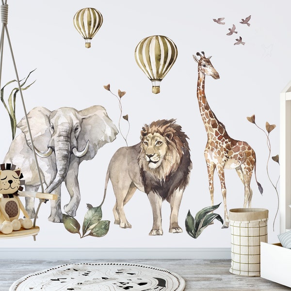 Jungle Wall Decals Etsy