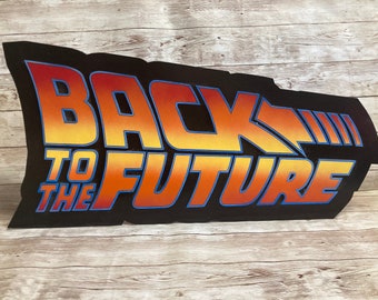 thumbnail image 2 of Back To The Future 3D Logo Sign - Wall/Desk Art Display 2 of 4