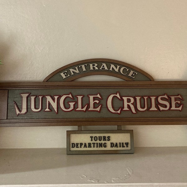 Jungle Cruise Inspired Ride Sign