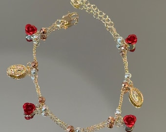 Pulseras religiosas Pulsera Rosario Virgen María San Judas