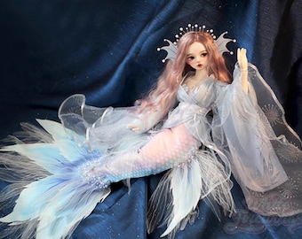 Bjd Mermaid Dress, 1/6 1/4 Bjd Doll Clothes/Bjd Dress/Doll Dress - Doll Clothes for Blythe/Ob24/Ob11