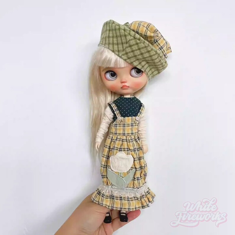 Lala puppenhaus outfit's ( Little Miss Poodle DRESS) for Neo Blythe New Neuf !! 4904810312291