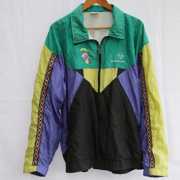 Vintage Jacket, Custom Jacket, Sergio Tacchini Jacket, 90s Jacket, Exclusive Jacket