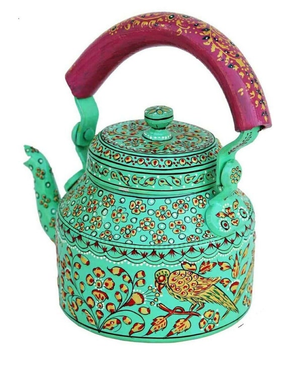 Multi Color Kettle Farmhouse Tea Kettle Kettle With Glass Etsy