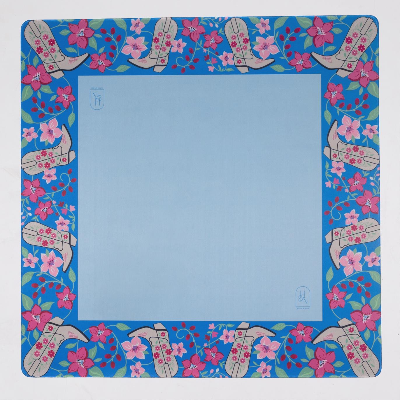 Blue Cowboy Mahjong Mat