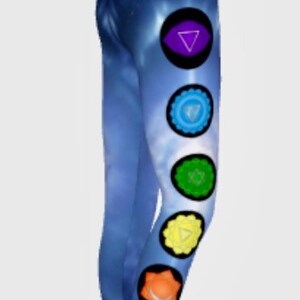 Chakra Leggings - Women’s Leggings - Festival Leggings - Yoga Pants - Universe - Galaxy - Stars - High Quality EcoPoly fiber