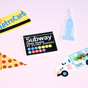 New York Sticker - NYC - New Yorker - New York City - Planer - I Love New York - Reisetagebuch Aufkleber - Kindle - NYC Souvenir