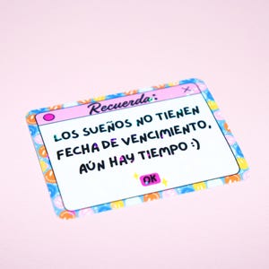 Recuerda: Aun Hay Tiempo Aufkleber - Spanische Affirmation - Spanische Motivation - Latein Poderosa - Spanische Selbstliebe Aufkleber - Spanische Kultur
