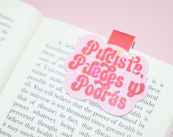Pudiste Puedes Y Podras Bookmark - Book Gifts - Holographic Bookmark