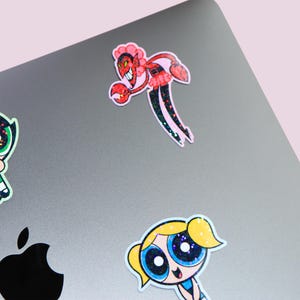 Retro Evil Villain Sticker - Dark Aesthetic Cartoon - Chaotic Energy - Nostalgic Cartoon Sticker - 90s Cartoon - Old School Cartoons image 4