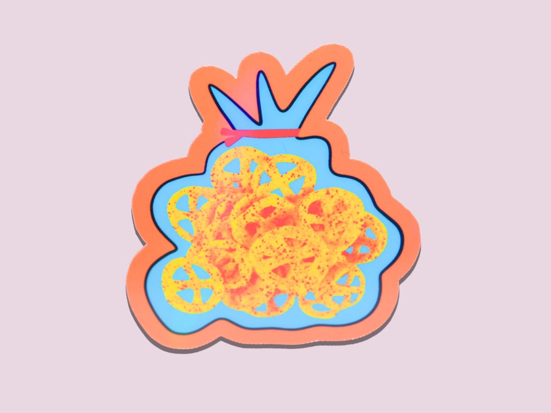 Mexican Chicharron Sticker - Mexican Snack - Duritos De Harina ...