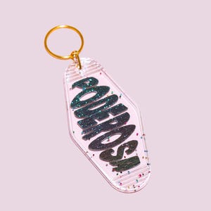 Poderosa Keychain - Latinx - Mujer Poderosa - Metallic Holographic Keychain - Empowered Women