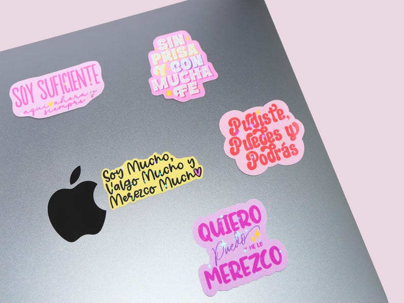 Spanish Affirmation Sticker Set - Holographic - Latina - Si Se Puede - Spanish Motivation - Dichos - Fuerte image 5