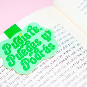 Groene bladwijzer Pudiste Puedes Y Podras - Latina cadeau - boekenliefhebber - magnetische bladwijzer - Mujeres Chingona