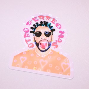 Bad Bunny Perreo Holographic Sticker - Latina Sticker - Un Verano Sin Ti - Laptop Sticker