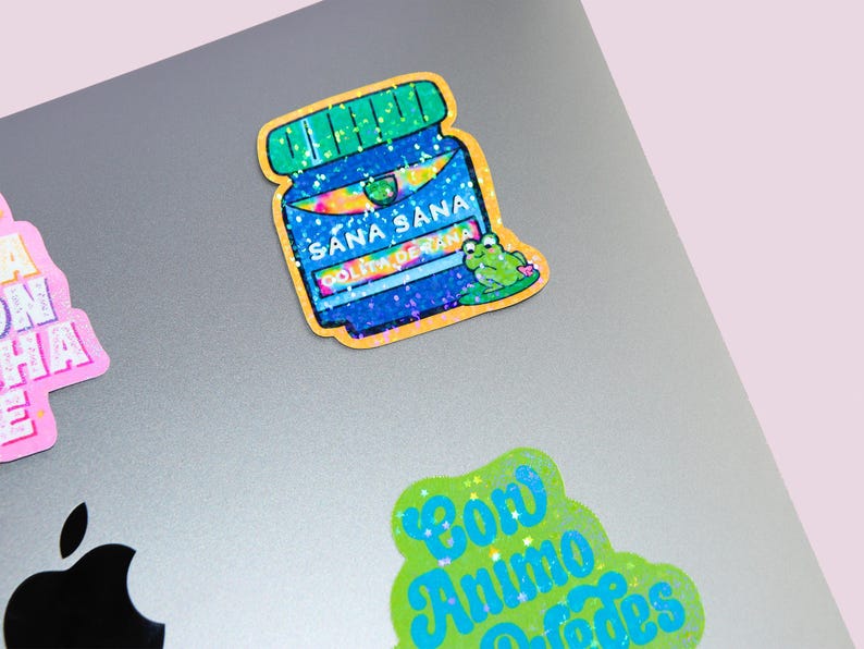 Sana Sana Colita De Rana Sticker - Vaparu Rub - Hispanic - Abuela Dice - Mama Dice - Spanish Healing Phrase - Mexican Saying - Ponte Vicks image 4