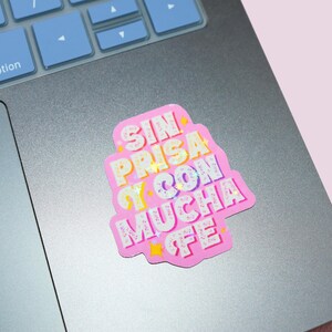 Spanish Affirmation Sticker Set - Holographic - Latina - Si Se Puede - Spanish Motivation - Dichos - Fuerte image 4