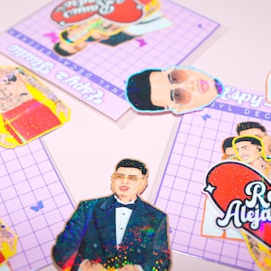 Paquete de pegatinas de Rauw Alejandro - Cosa Nuestra - Pegatina Kindle - Latina - Rauw Concert Merch - Pegatina portátil - Reggaeton Baddie - Perreo