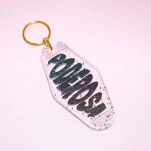 Poderosa Keychain - Latinx - Mujer Poderosa - Metallic Holographic Keychain - Empowered Women