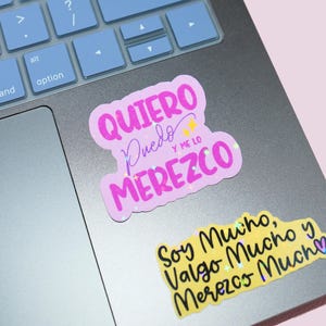 Spanish Affirmation Sticker Set - Holographic - Latina - Si Se Puede - Spanish Motivation - Dichos - Fuerte image 3