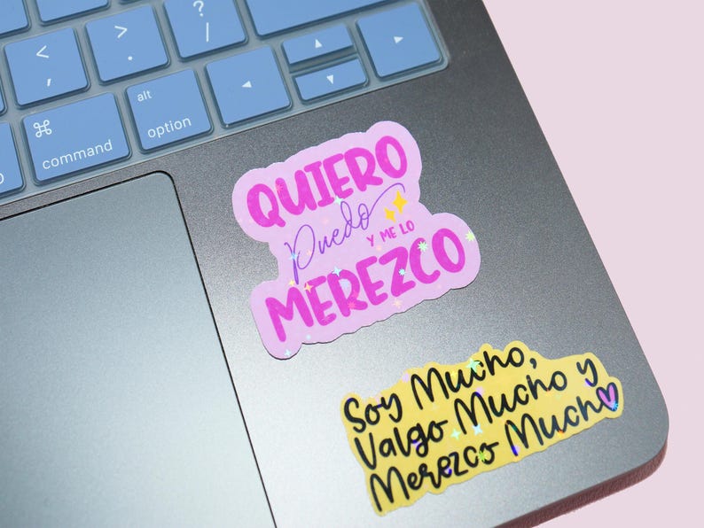 Spanish Affirmation Sticker Set - Holographic - Latina - Si Se Puede - Spanish Motivation - Dichos - Fuerte image 3