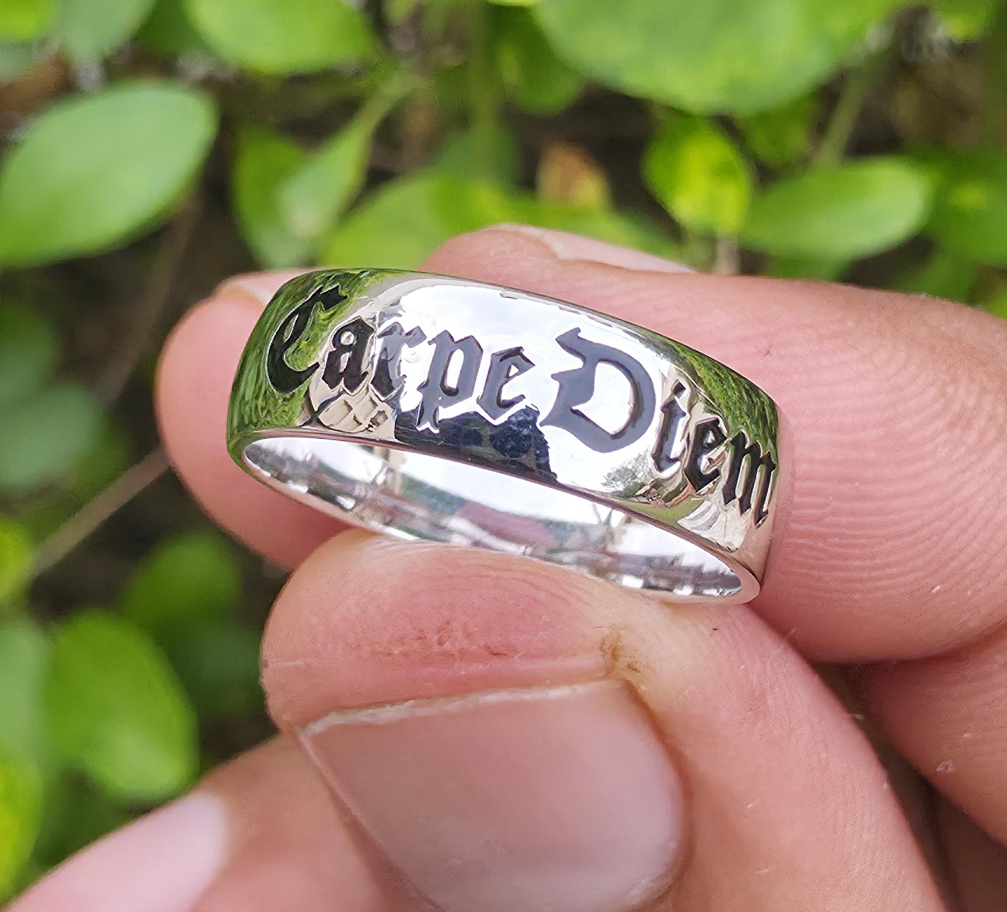 Carpe Diem Ring - Etsy