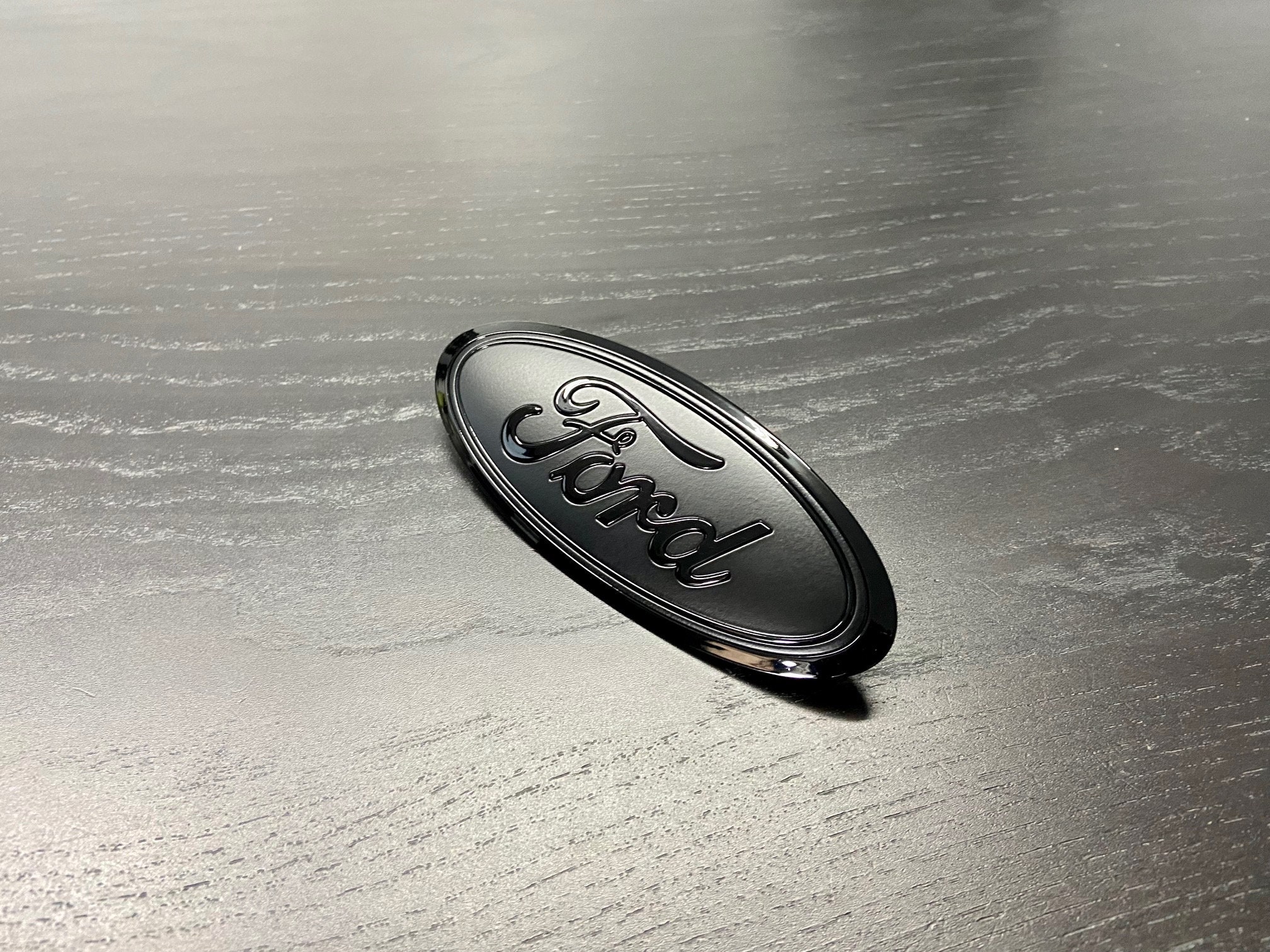 Bronco Rear Emblem in Gloss & Flat Black for 2021, 2022, 2023, 2024 