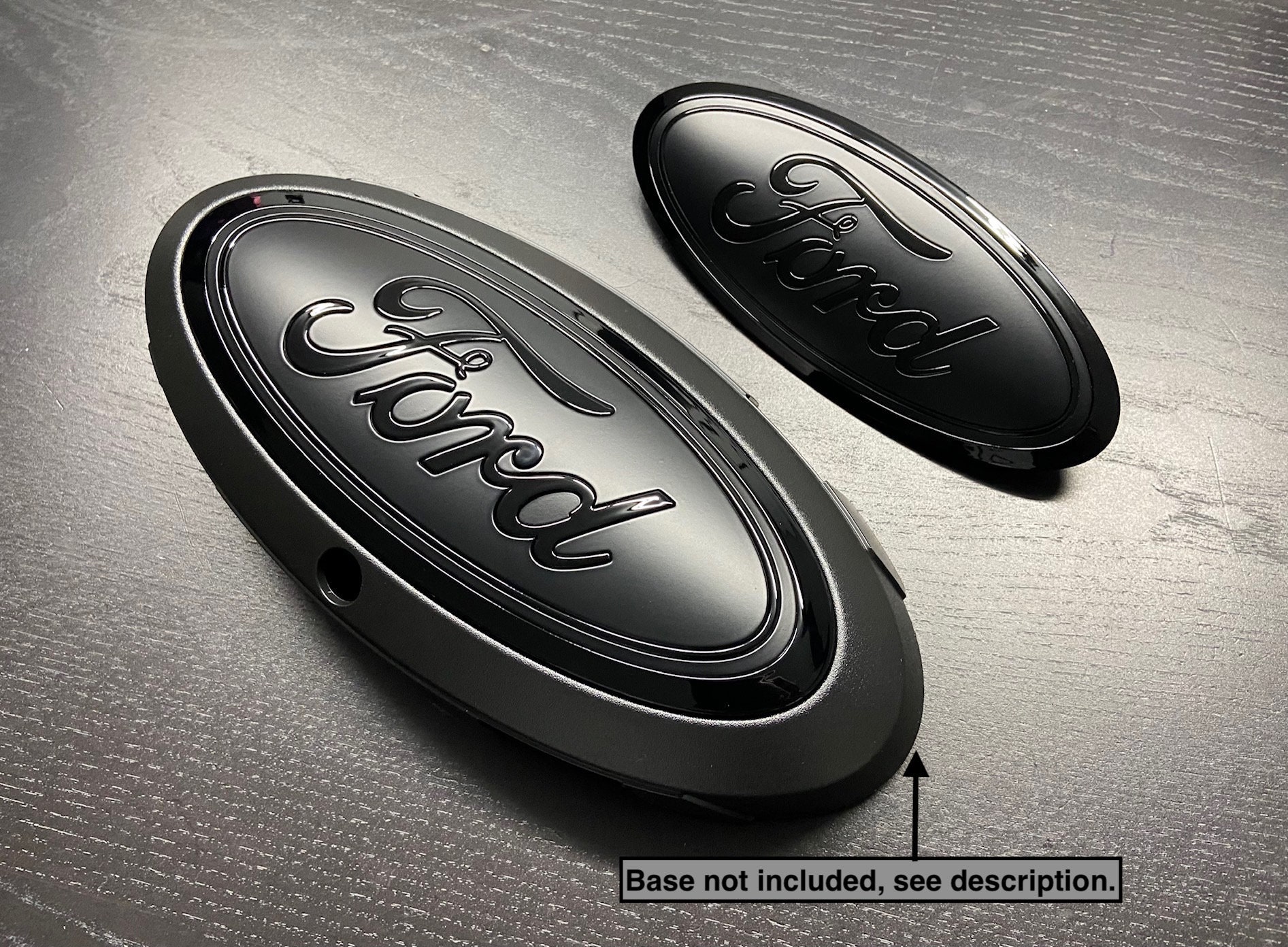 Ford Expedition Gloss & Flat Black Emblem Set for 2022 2024 