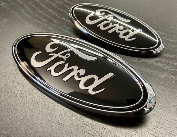 Ford Sucher 2020-2023 Chrome/Schwarz Emblem set bitte siehe Beschreibung -  .de