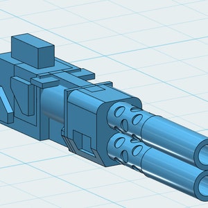 Dual Machinegun Attachment (Scale: 1/144 or 1/100)