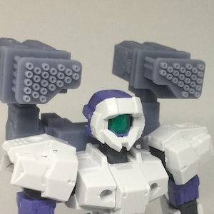 WR-S100 High Capacity Dual Small Rocket Launcher (Scale: 1/144)