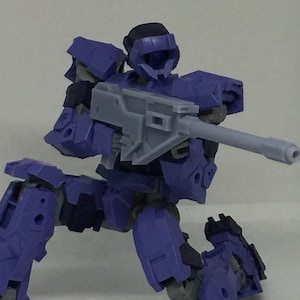 Long range Sniper Rifle CWG-SRFL-50 (Scale: 1/144 or 1/100) Interchangeable parts compatible!
