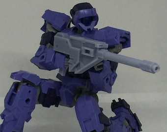 Long range Sniper Rifle CWG-SRFL-50 (Scale: 1/144 or 1/100) Interchangeable parts compatible!